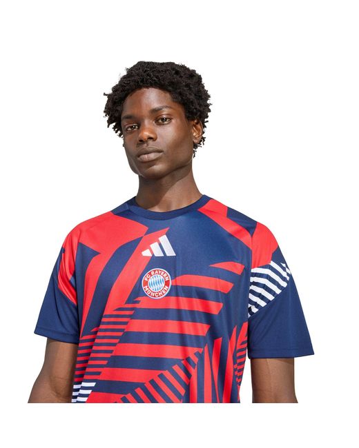 Adidas Red Bayern Munich Pre Match Shirt 2026/27 for men