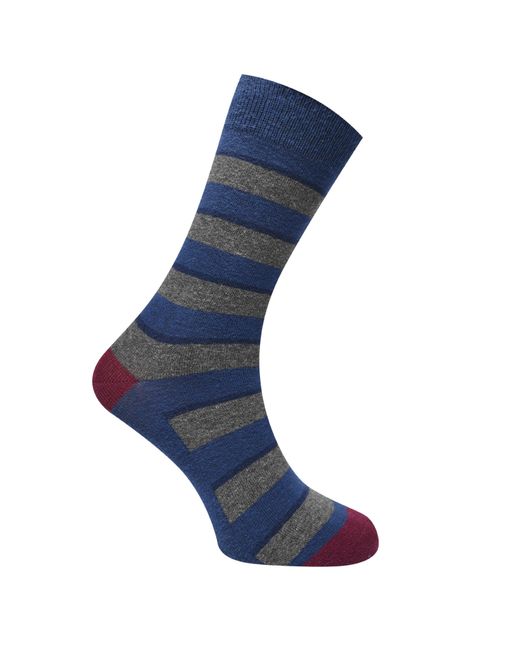 Firetrap Blue 3 Pack Formal Socks for men