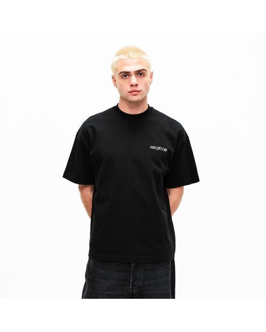 MKI Miyuki-Zoku Black Script Studio T Oversized T-Shirt for men