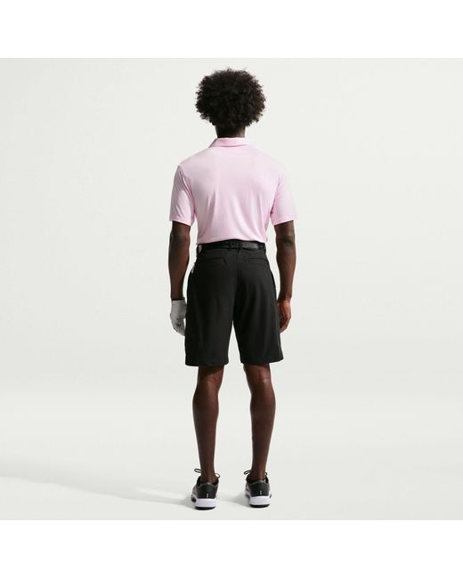 Nike Pink Short Sleeve Performance Polo Shirt for men