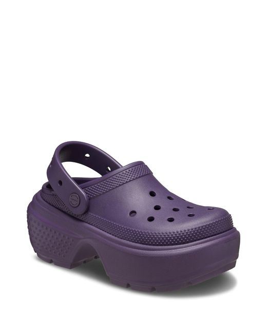 CROCSTM Purple Stomp Clog