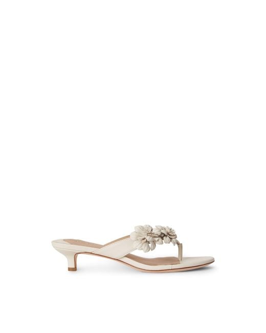 Ralph Lauren Natural Heeled Mules