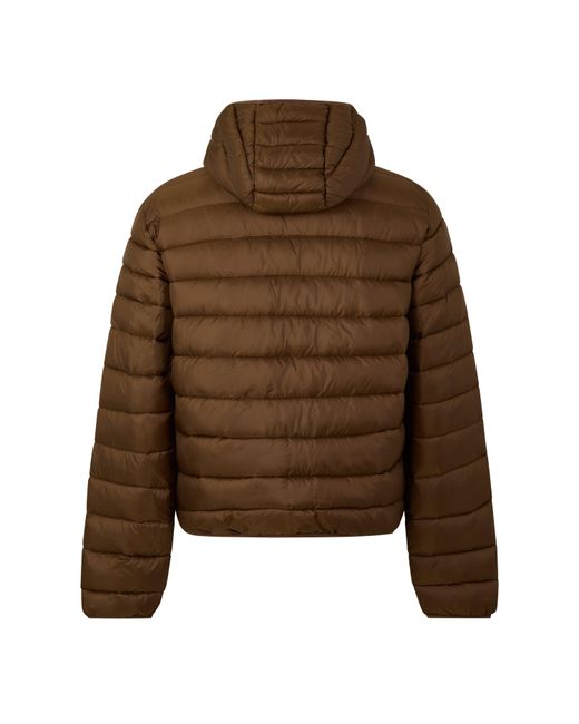 DIESEL Brown W-Dwain-Outhood Medium Puffer Jacket for men