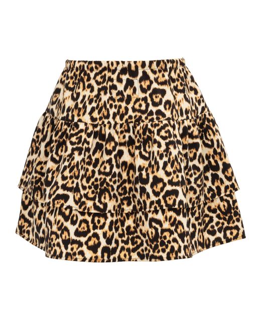 SoulCal & Co California Brown Soul Linen Tiered Skirt