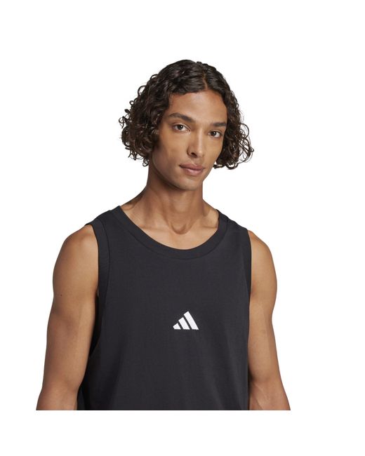 Adidas Gray Strappy Muscle Vest for men