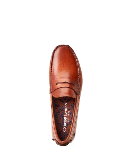 Base London Red Collins Driver for men