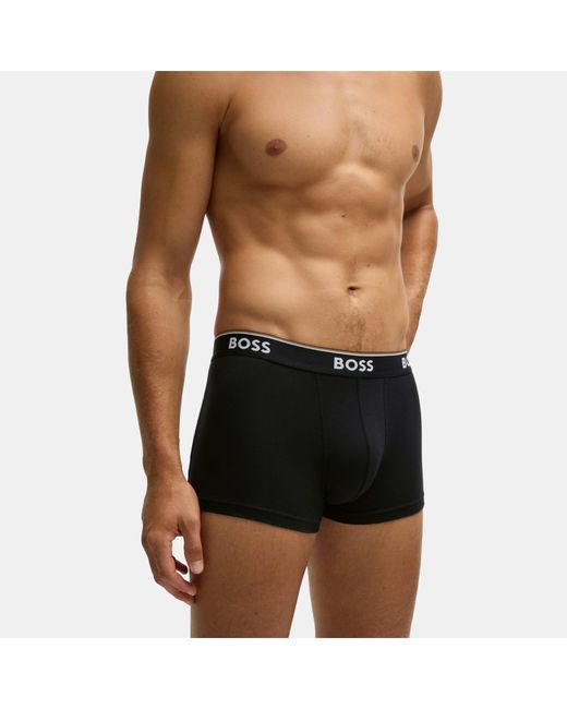 Boss Black Bodywear 3-Pack Boxer Shorts With Logo Detail for men