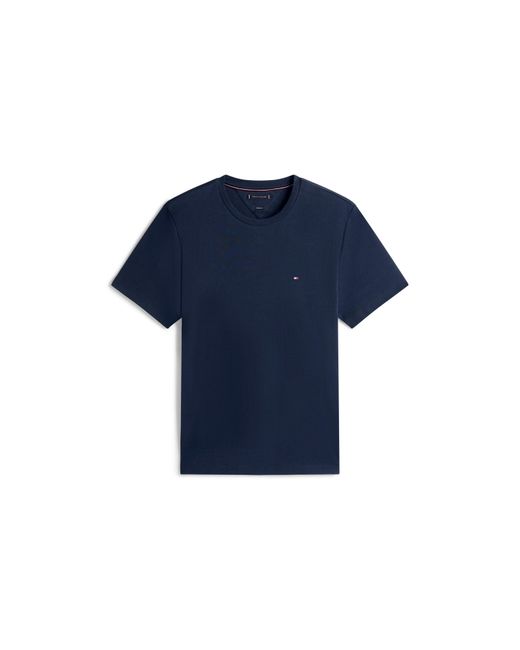 Tommy Hilfiger Blue Interlock Cotton T-Shirt for men