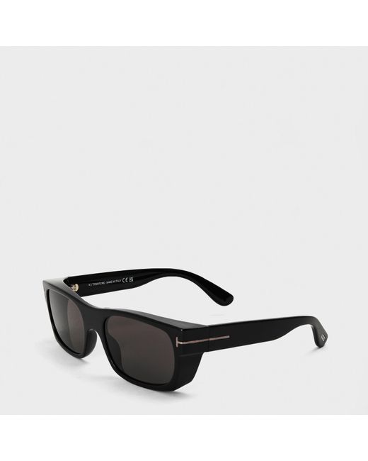 Tom Ford Black Uv Protection Wayfarer Sunglasses for men