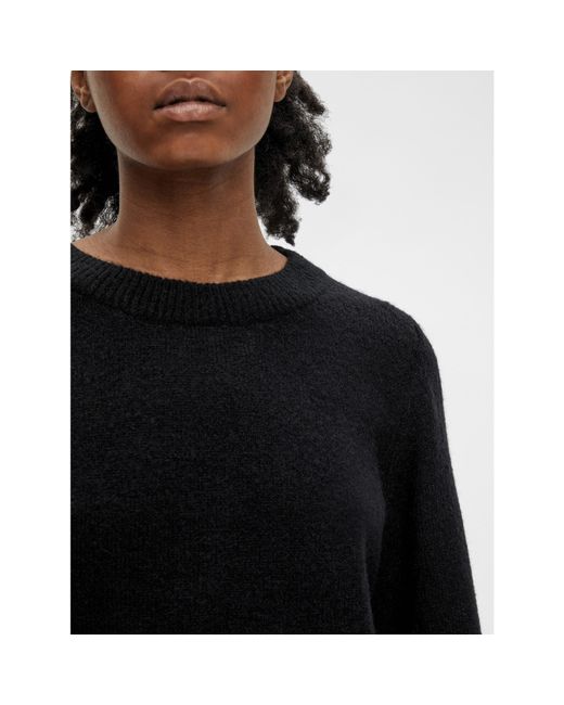 Object Black Long Sleeve Pullover Jumper