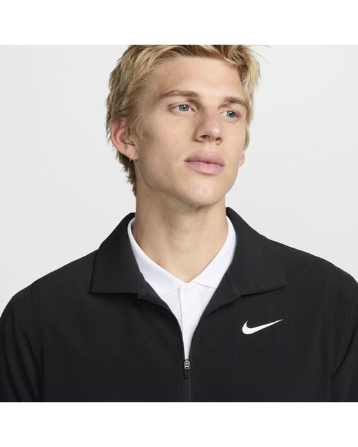 Nike Black Tour Repel Full-Zip Golf Jacket for men