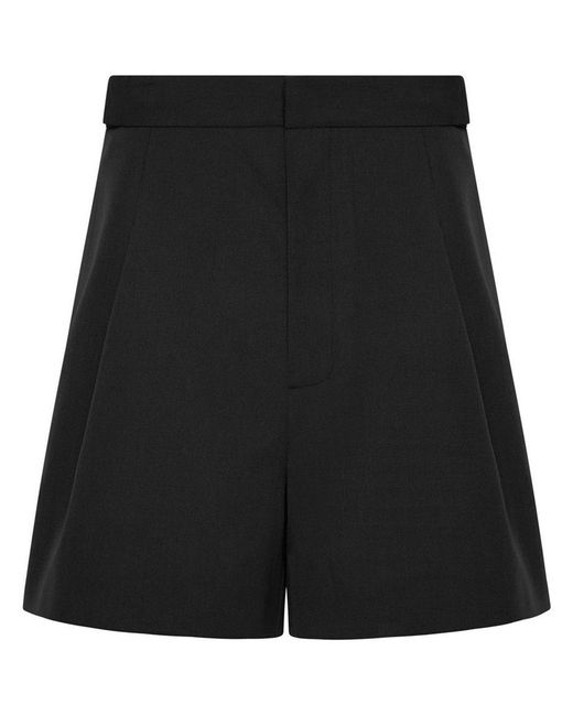 St. Agni Black Adjustable Shorts