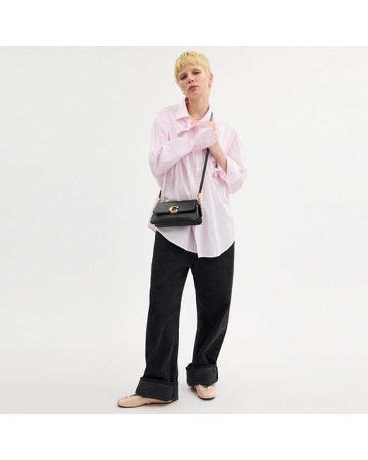 COACH Black Jet Shoulder Bag