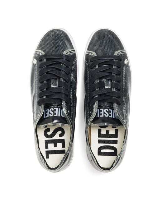 DIESEL Black Court Trainers