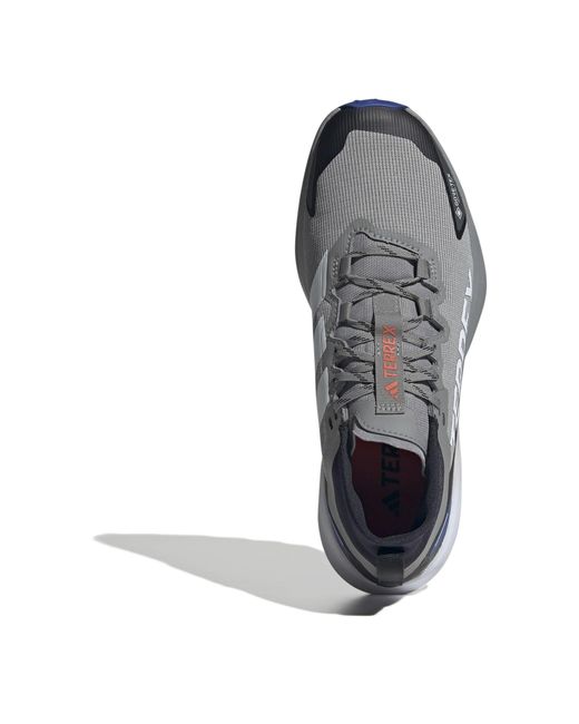 Adidas Blue Agravic Gore-Tex Trail Running Shoes for men