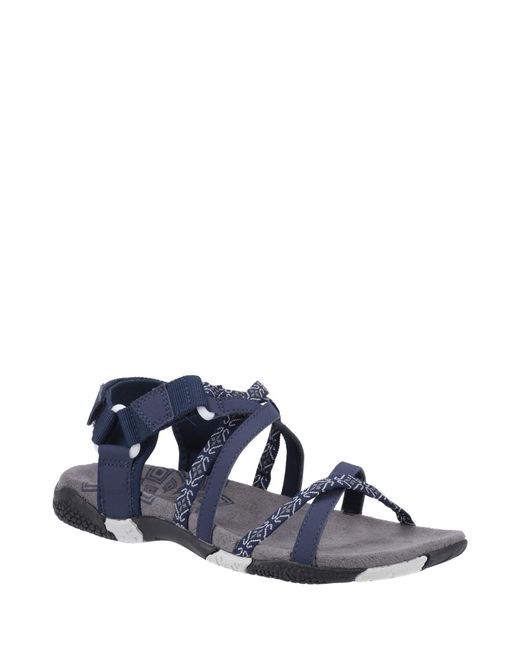 Cotswold Blue Sunhill Flat Sandals