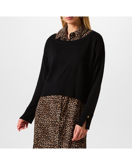Biba Black 2In1 Jumper Dress