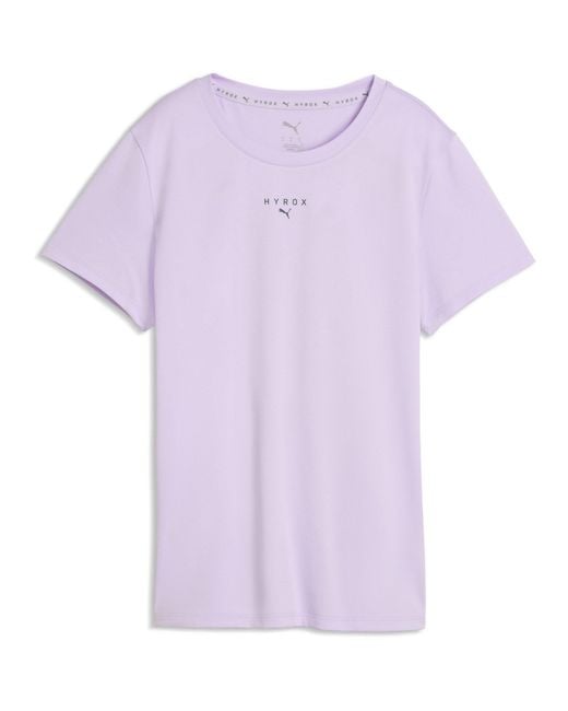 PUMA Purple Hyrox Graphic Short Sleeve T-Shirt