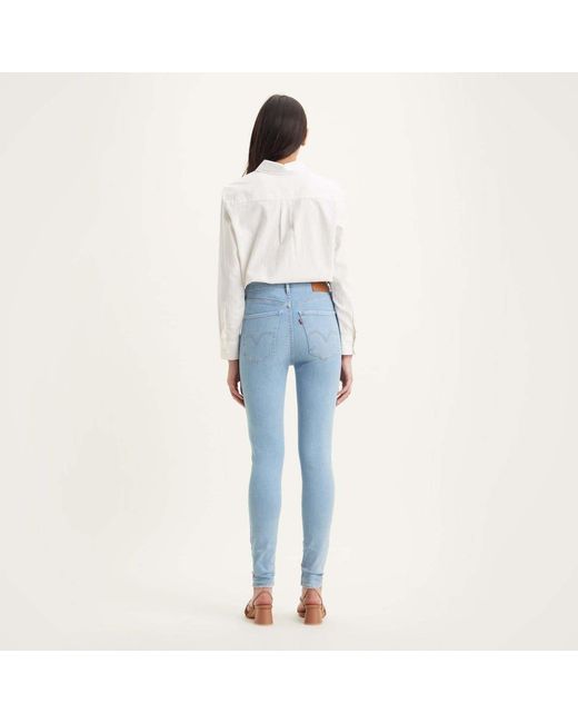Levi's Blue Mile High Super Skinny Jeans