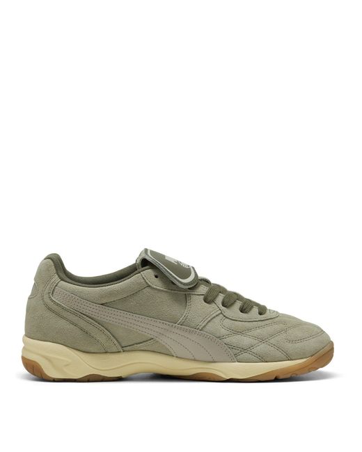 PUMA Green King Indoor Suede Low Top Trainers for men