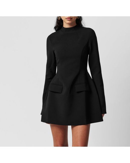 Odd Muse Black Long Sleeve Mini Dress