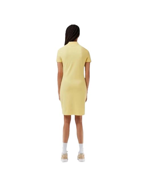 Lacoste Yellow Polo Dress