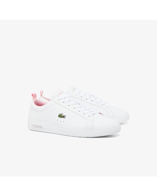 Lacoste White Carnaby Low Top Trainers