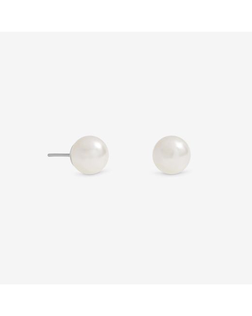 Jon Richard White Cream Small Pearl Earrings