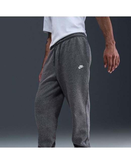 Nike Gray Sportswear Club Fleece Jogging Pants for men