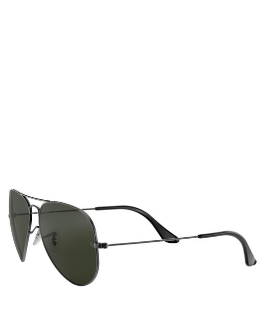 Ray-Ban Green Large Aviator Sunglasses