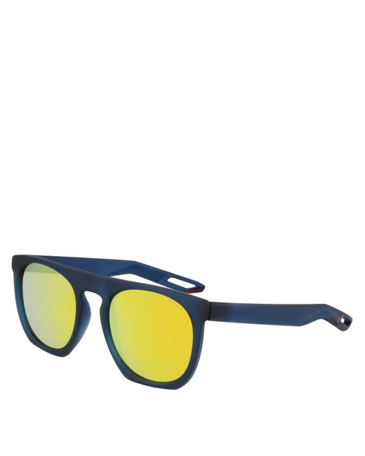 Nike Blue Flatspot Xxii Wayfarer Sunglasses