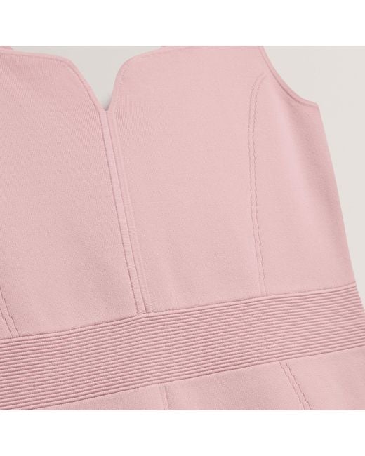 Ted Baker Pink Knitted Skater Dress