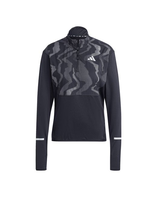 Adidas Blue Ult Hivis Performance Running Jacket