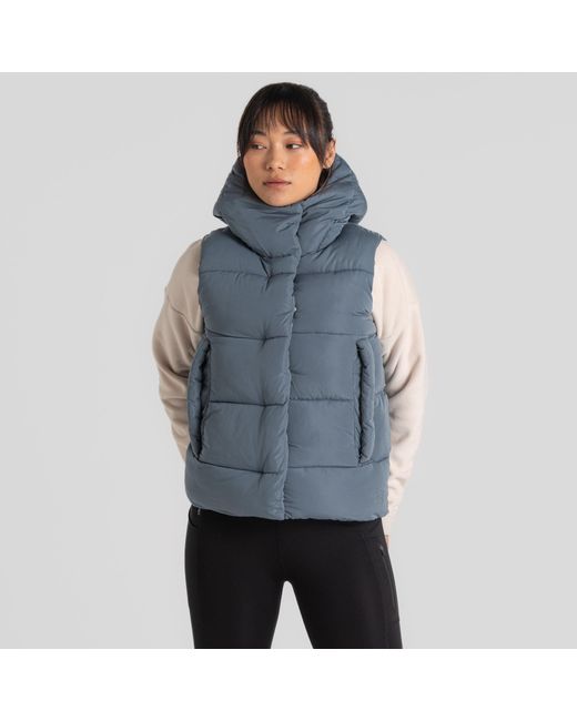 Craghoppers Blue Eilish Hooded Sleeveless Gilet