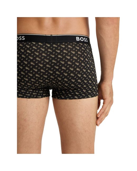 Boss Black Bodywear 3-Pack Boxer Shorts With Logo Detail for men