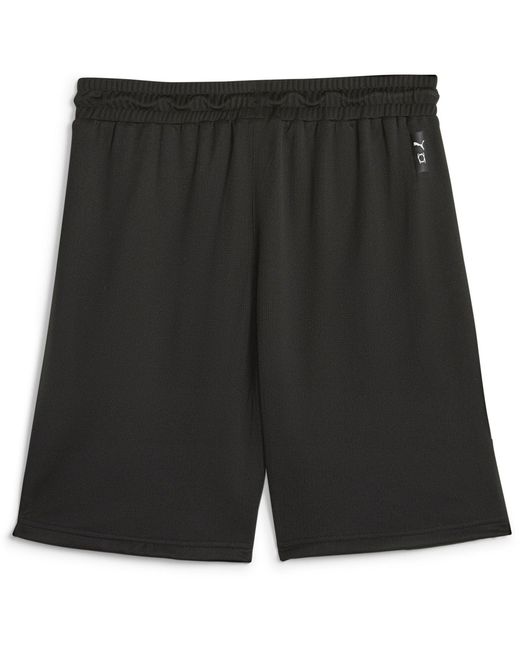 PUMA Black Hoops Team Practice Basketball Shorts for men