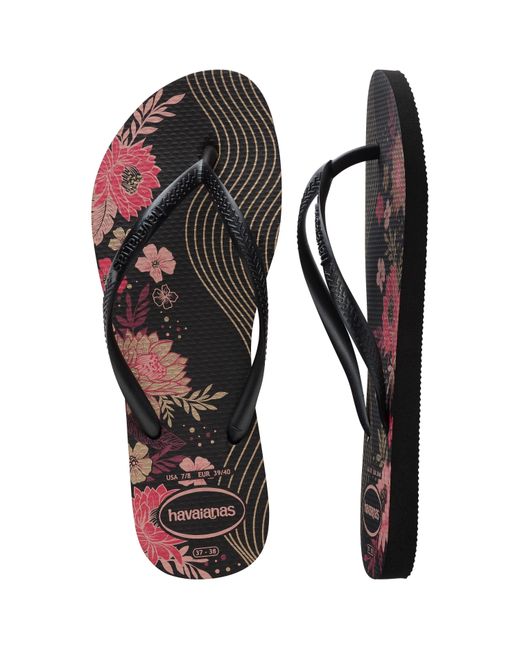 Havaianas Blue Slim Organic Flip Flops