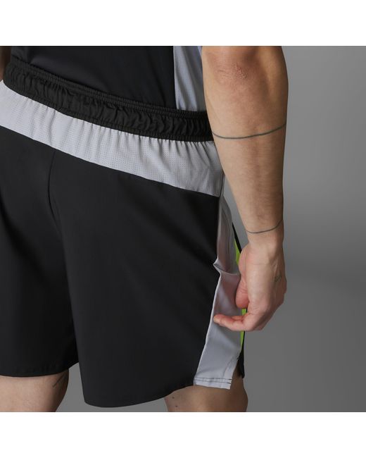 Adidas Black Climacool Colorblock Shorts for men