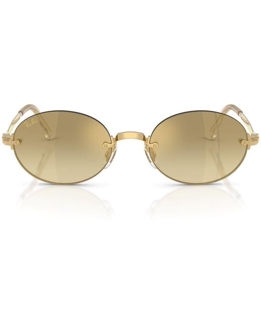 Ray-Ban Metallic 0Rb3929 Round Sunglasses