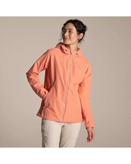 Craghoppers Orange Solla Waterproof Lightweight Jacket