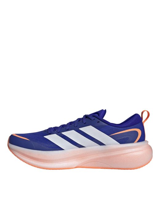 Adidas Blue Supernova Glide Running Shoes for men
