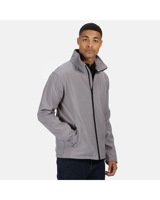 Regatta Gray Ablaze Printable Softshell Jacket for men