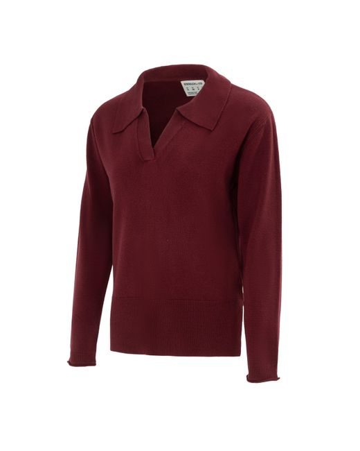 SoulCal & Co California Red Cal Long Sleeve Polo Jumper