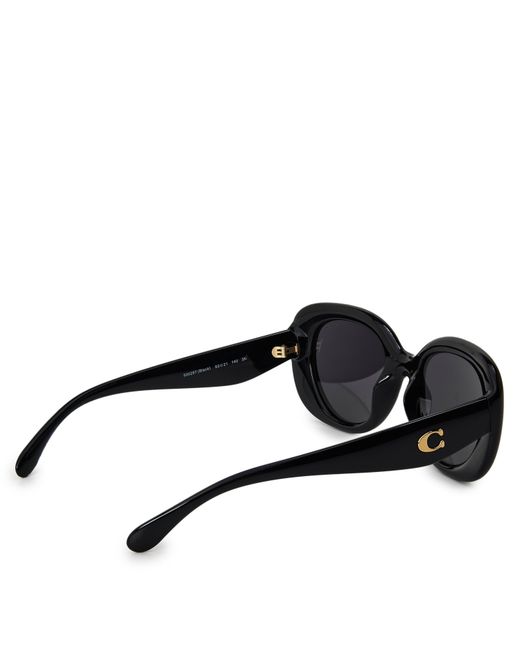 COACH Black Oval Sunglasses