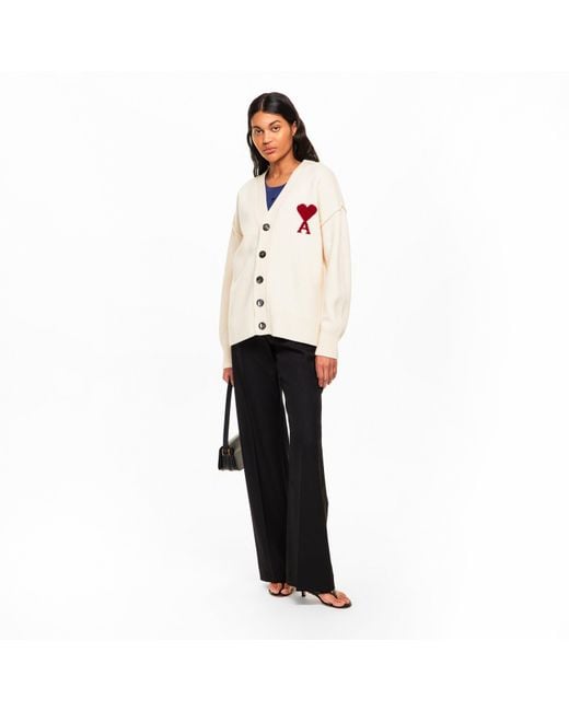 AMI White Cardigan