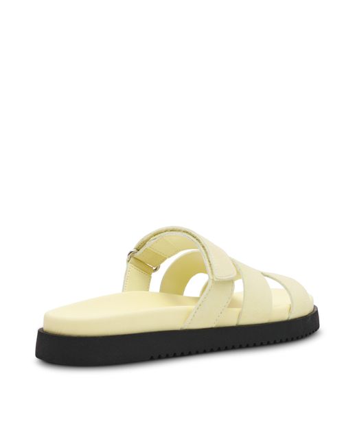 Steve Madden Yellow Missile Flat Sandals