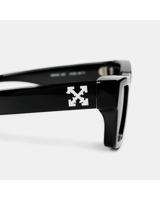 Off-White c/o Virgil Abloh Black Richardson Rectangle Sunglasses for men