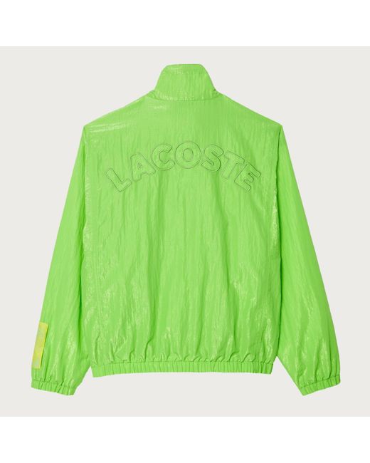 Lacoste Green Cropped Tracksuit Jacket for men