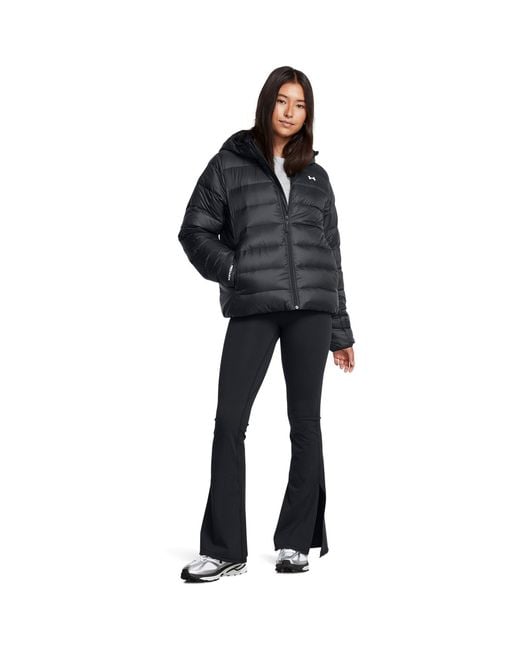 Under Armour Black Legend Down Hooded Jacket