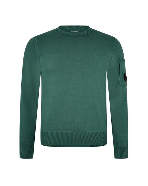 C P Company Blue Cp Crepe Crew Knit Sn32 for men